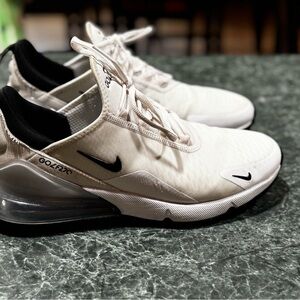 Nike Air Max 270 Golf Cream and Black Sneakers